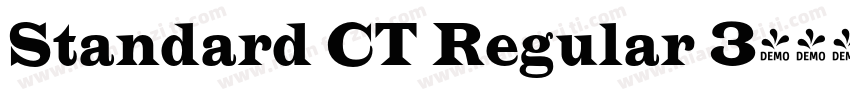 Standard CT Regular 3字体转换